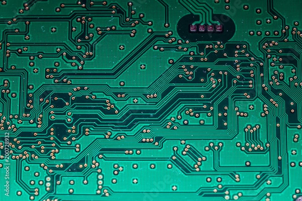 Fototapeta Computer Board. Electronic technology.
