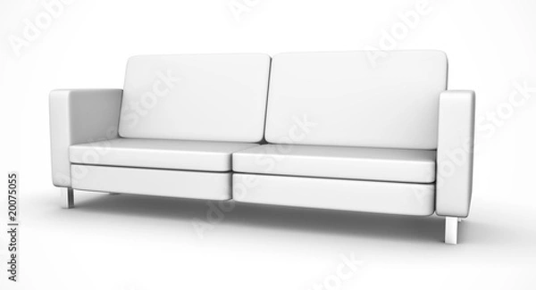 Fototapeta White sofa
