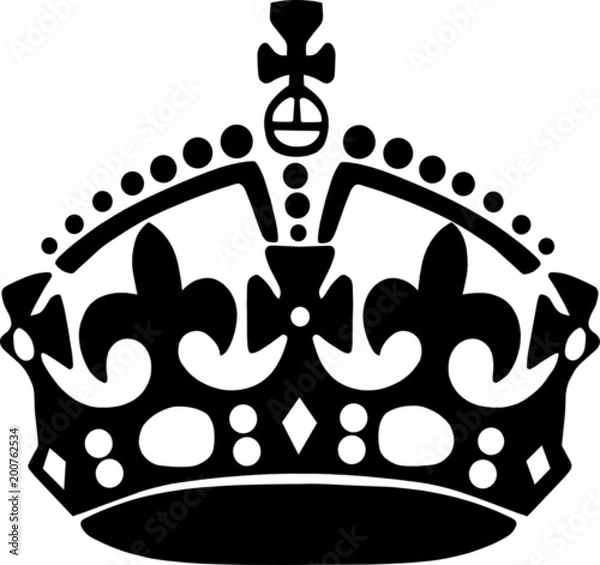 Obraz Keep Calm Crown