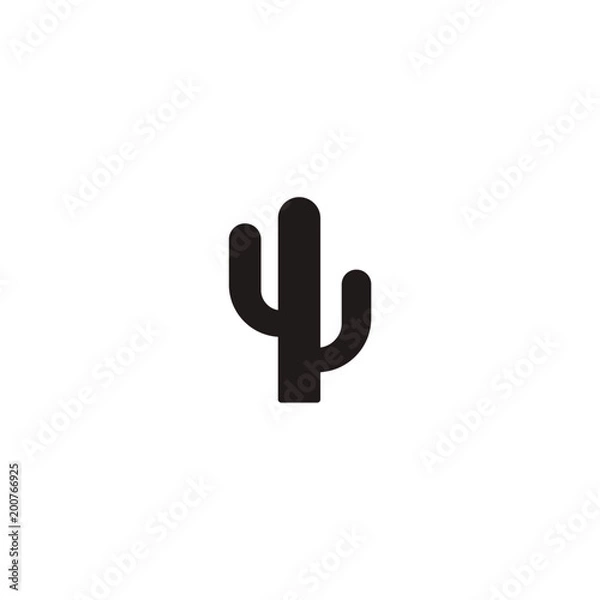 Obraz cactus icon. sign design