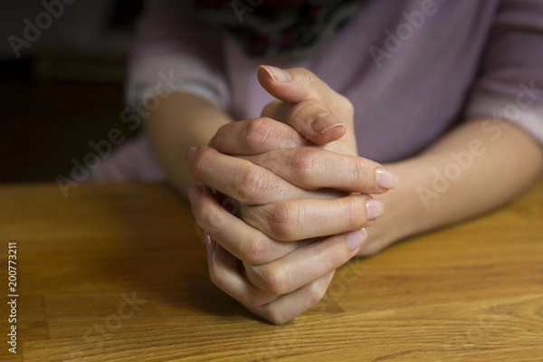 Fototapeta Gefaltete Hände