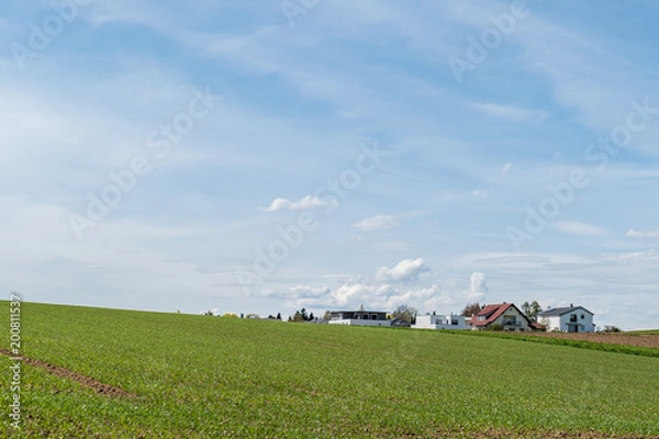 Obraz Neubauten am Ortsrand
