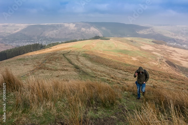 Fototapeta when the weather is good i walk 