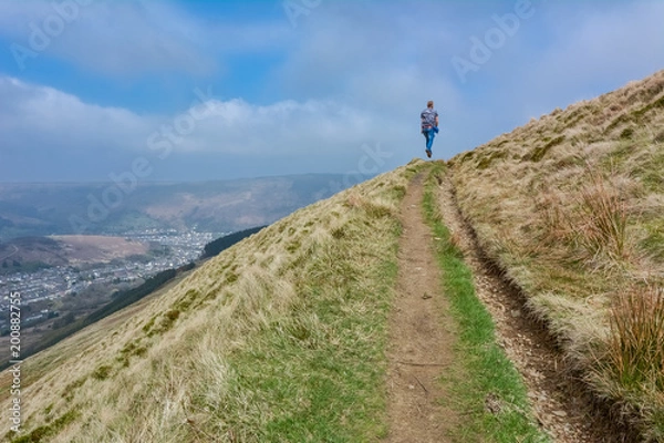 Fototapeta when the weather is good i walk 