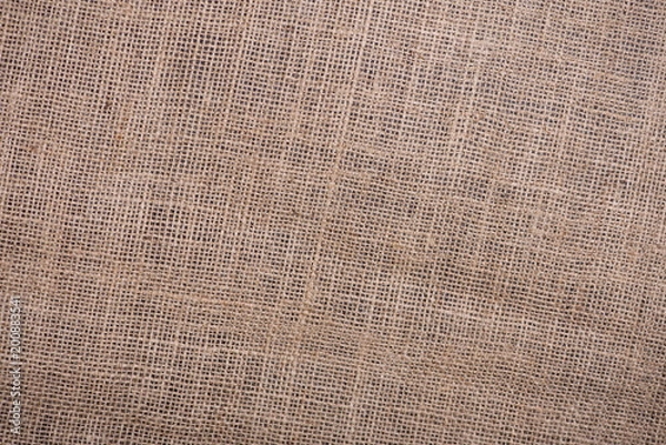 Obraz jute sackcloth fabric as texture background