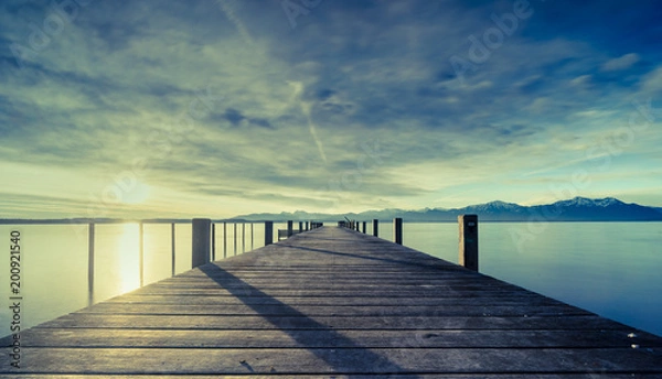 Obraz Steg am Chiemsee1