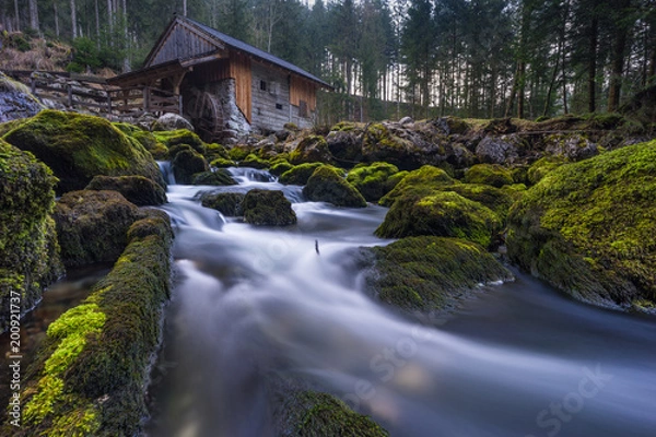 Obraz Mühle am Gollinger Wasserfall2