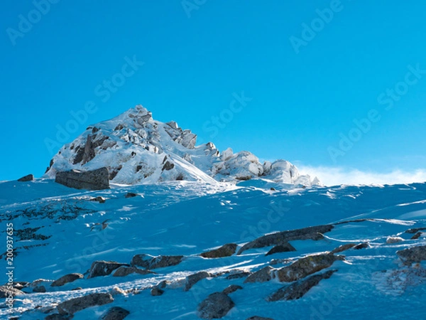 Obraz 厳冬期の宝剣岳