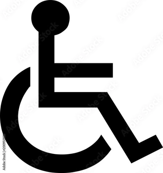 Obraz Wheelchair Symbol