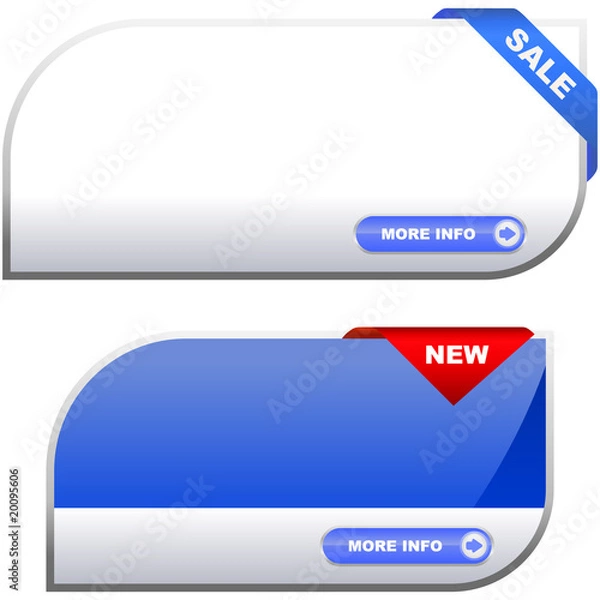 Fototapeta Vector banners for sale