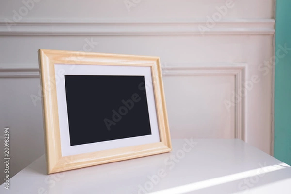 Fototapeta photo frame at room