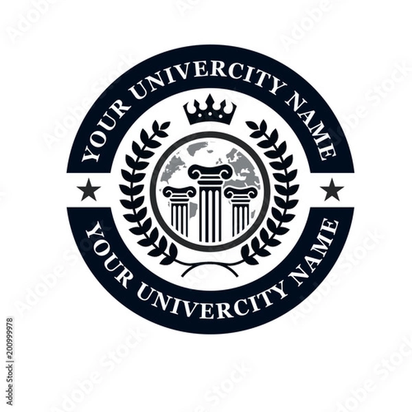Obraz university logo