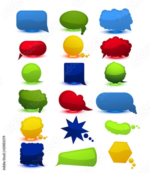 Obraz speech bubbles