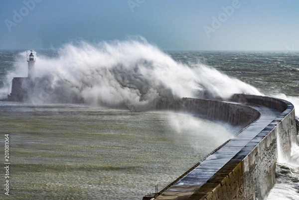 Obraz Perfect storm - Lighthouse - Stormforce - Storm Chaser