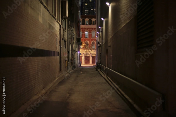 Obraz night alley