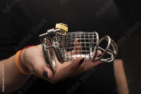 Fototapeta ban on sex for men, innocence, sex shop