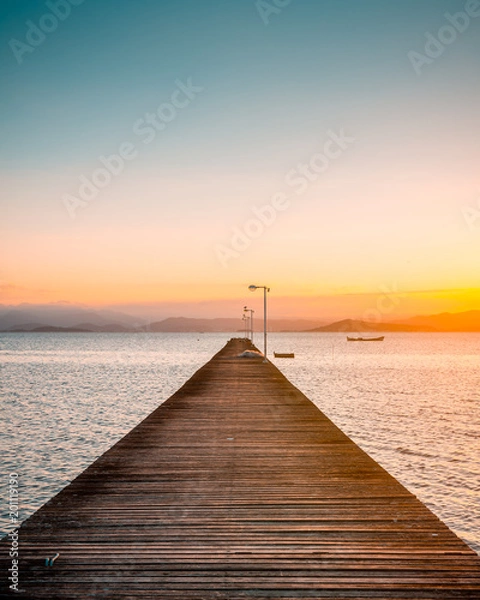 Fototapeta Sunset Florianopolis