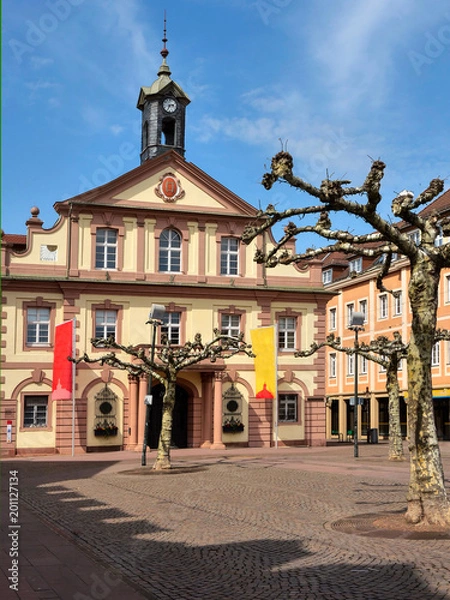 Fototapeta Rathaus Rastatt