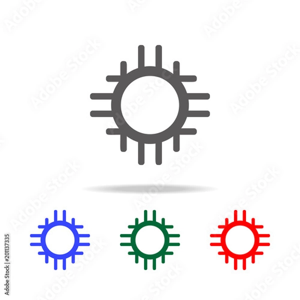 Fototapeta mexican circle icon. Elements of culture of Mexico multi colored icons. Premium quality graphic design icon. Simple icon for websites, web design, mobile app, info graphics