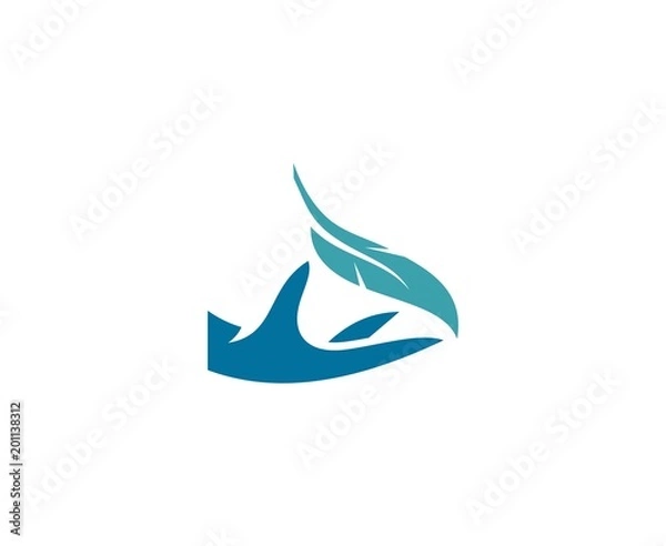 Fototapeta Feather logo