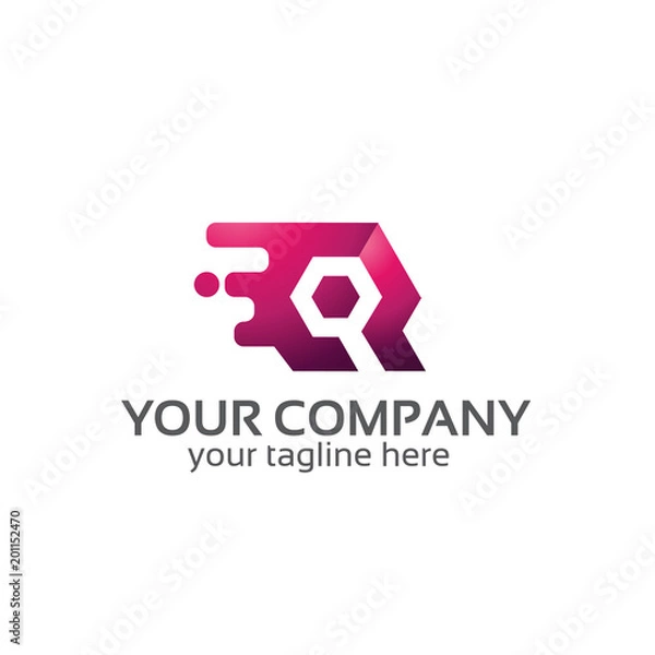 Fototapeta wrench services tech logo template