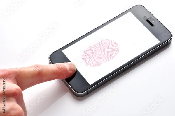 Obraz スマートフォンの指紋認証