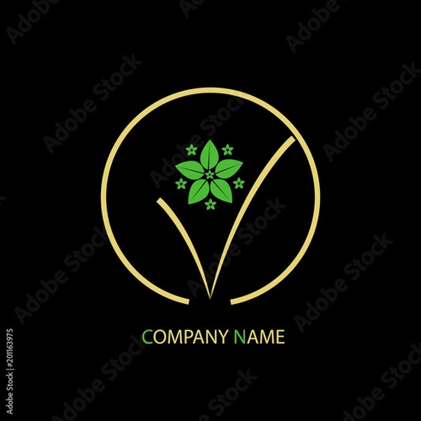 Obraz Flower in circle 2