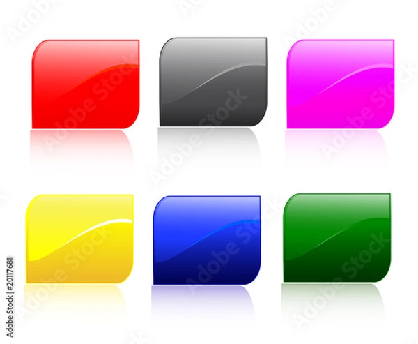 Fototapeta vector buttons