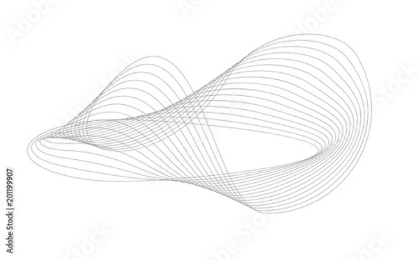 Obraz business background lines wave abstract flowing stripe and curves design