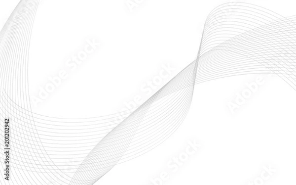 Obraz business background lines wave abstract flowing stripe and curves design