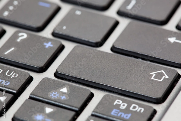 Obraz Laptop keyboard closeup