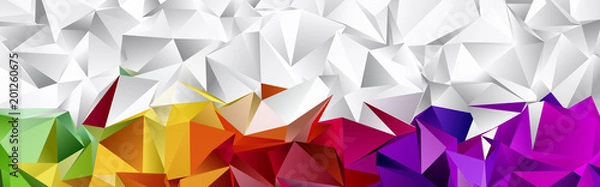 Fototapeta Abstract background. mosaic triangulated texture