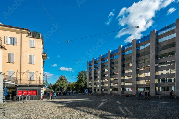 Obraz Walking Street Building
