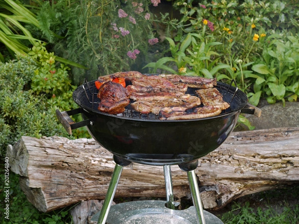 Obraz Grillen im Garten
