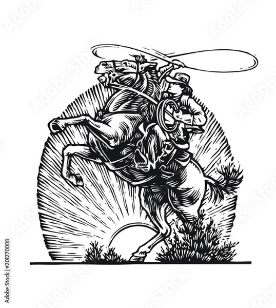 Obraz Bucking Bronco