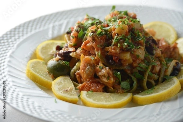 Obraz 美味しいイタリア料理、パスタのイメージ