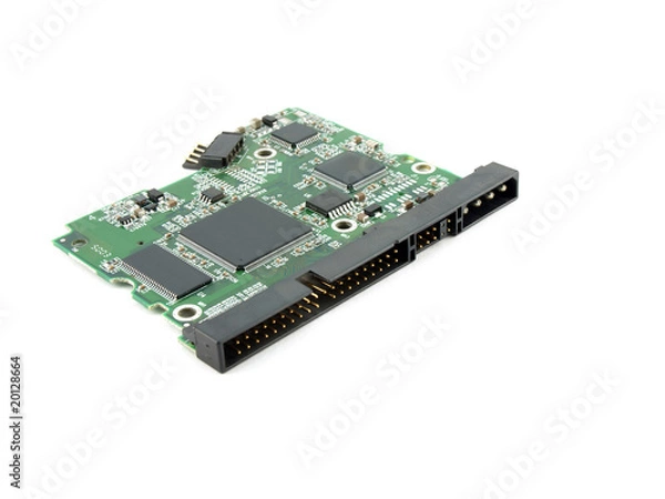 Fototapeta Controller card of hard drive