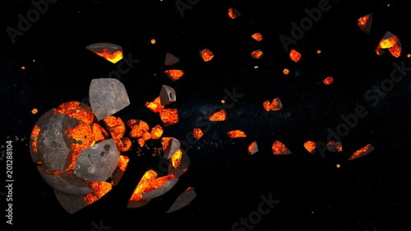 Fototapeta 惑星爆発