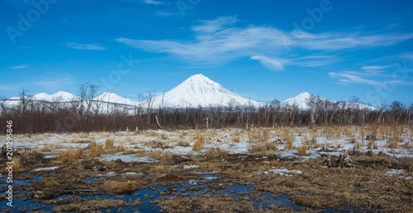 Obraz Kamchatka, volcano Koryak