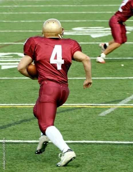 Fototapeta football run