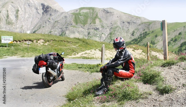 Obraz Motorradfahrer