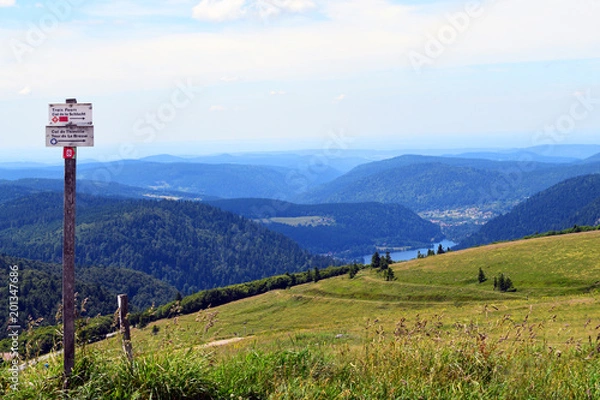 Obraz Lake view, Vosges, Alsace, France