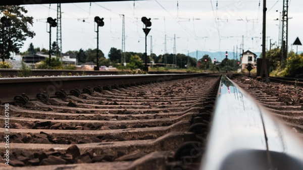 Obraz Rails wallpaper, Neuwied, Germany