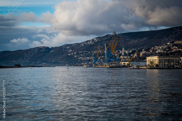 Fototapeta Sunset on Trieste