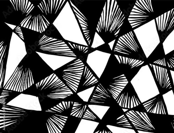 Fototapeta Brush stroke pattern. Watercolor.