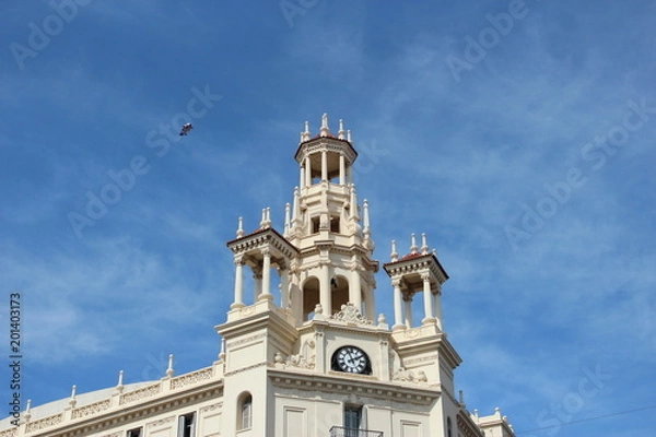 Obraz Old Building with clock and tower