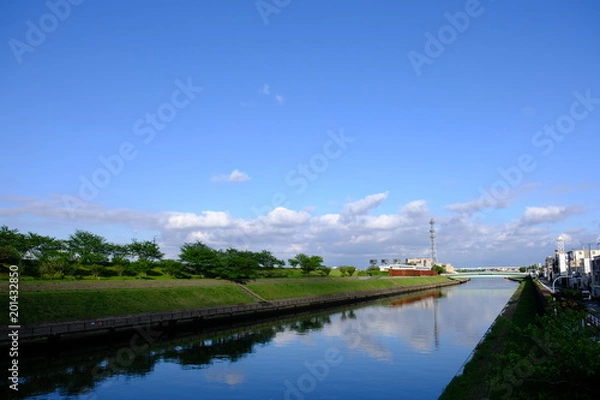 Obraz 晴れ渡った日