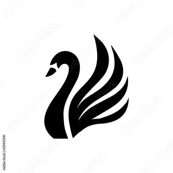 Obraz Wektor logo SWAN