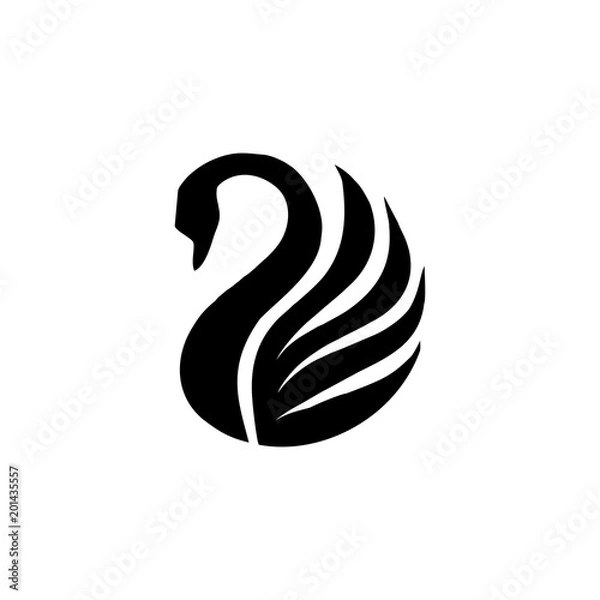 Obraz Wektor logo SWAN