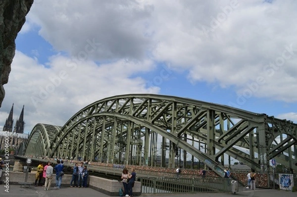 Obraz Cologne bridge - panorama